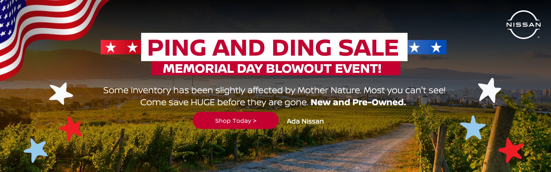 Ping and Ding Memorial Day Blowout event!